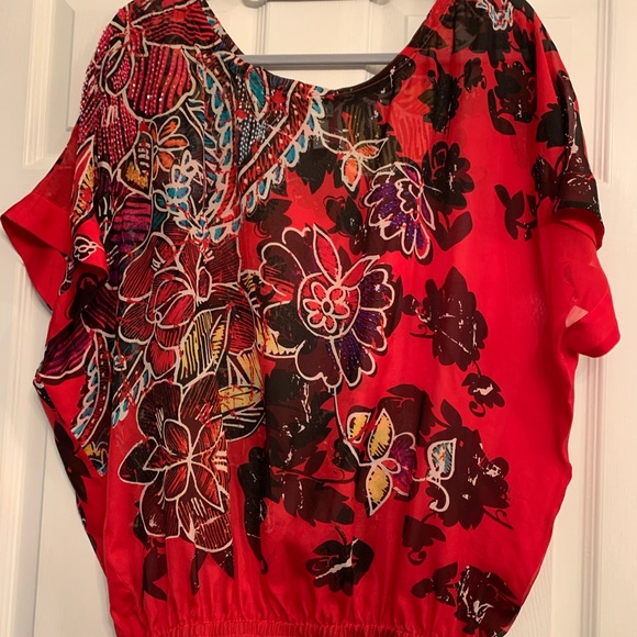 Chico’s Beautiful Sheer Top - Picture 1 of 4